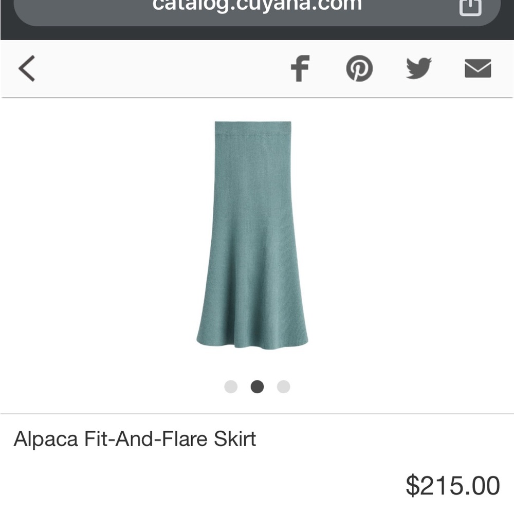 Cuyana Alpaca Fit-And-Flare Skirt